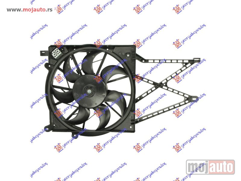 Glavna slika -  VENTILATOR KOMPLET (BENZIN) (3 PIN) Opel astra g 98-04 -dostupno - MojAuto