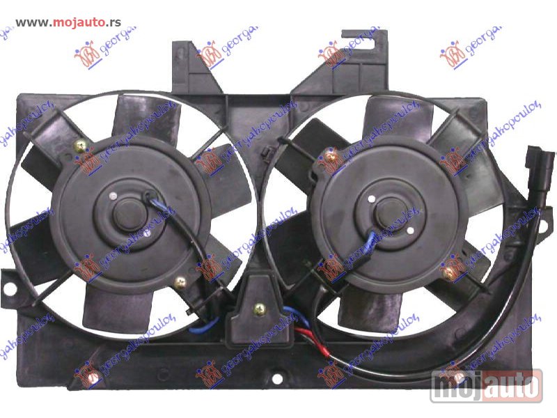 Glavna slika -  VENTILATOR KLIME (DUPLI) KOMPLET (BENZIN-DIZEL) Ford transit 95-00 -dostupno - MojAuto