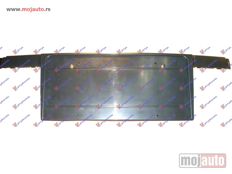 Glavna slika -  DRZAC PREDNJE TABLICE PLASTICNI (SA OTVORIMA ZA HROM LAJSNU) 2000- Bmw series 5 (e39) 96-02 -dostupno - MojAuto