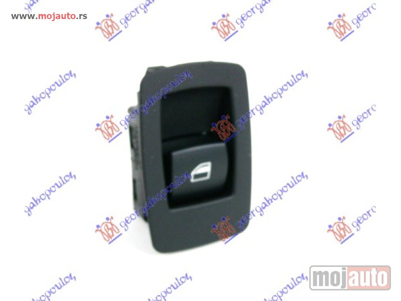 Glavna slika -  PREKIDAC U PREDNJIM (& ZADNJIM L=D) VRATIMA (CRNI OKVIR/CRNI TASTER) (4 PIN) Desno Bmw x3 (e83) 04-07 -dostupno - MojAuto