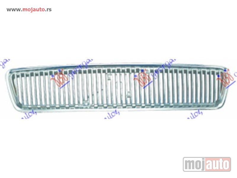 Glavna slika -  PVC MASKA HROM/SREBRNA Volvo s40 95-00 -dostupno - MojAuto