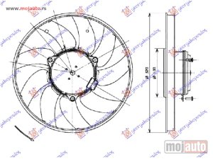Glavna slika - VENTILATOR KLIME KOMPLET (2.0/2.1/2.5/3.0TDi) Vw crafter 06-17 -dostupno - MojAuto