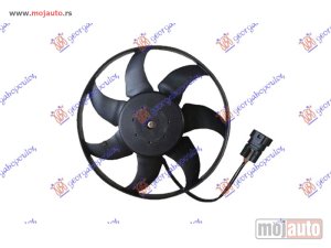 Glavna slika - VENTILATOR KLIME (MOTOR+ELISA) (345mm) (2 PIN) (DUGULJASTI KONEKTOR) (SA KABLOM) Vw transporter (t4) 91-96 -dostupno - MojAuto