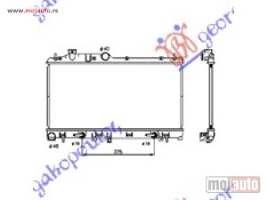 NOVI: delovi  HLADNJAK MOTORA 2.0/2.5i 16V (AUTO) (34x68.5x16) Subaru legacy/outback 04-10 -dostupno