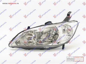 NOVI: delovi  FAR ELEKTRICNI (DEPO) Levo Honda civic sedan 04-05 -dostupno