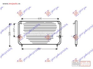 Glavna slika -  HLADNJAK KLIME (690x345) Toyota carina e/corona 91-95 -nedostupno - MojAuto