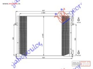 Glavna slika - HLADNJAK KLIME 2.0 I16v / 1.9 DTi/2.0 CDTi (570x440) CEV DESNO Opel vivaro 06-14 -dostupno - MojAuto
