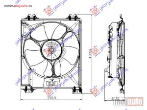 NOVI: delovi  VENTILATOR KOMPLET (1.9JTD 1.9DDiS) Suzuki sx4 07-13 -dostupno