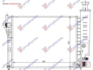 NOVI: delovi  HLADNJAK MOTORA 1.4/1.6CC (46x38) Peugeot 405 87-93 -dostupno