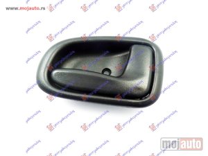 NOVI: delovi  KVAKA PREDNJIH/ZADNJIH VRATA UNUTRASNJA CRNA Desno Toyota corolla (e 10) sdn-s.w. 92-96 -dostupno