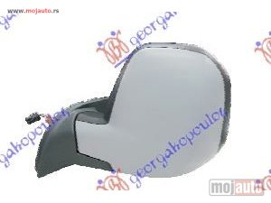 NOVI: delovi  RETROVIZOR ELEKTRICNI SA GREJACEM PM (ELEKTRO-SKLOPIV) -12 (A KVALITET) (KONVEKSNO STAKLO) Levo Peugeot partner 08-15 -dostupno