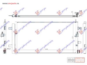 NOVI: delovi  HLADNJAK KLIME 2.0 TFSi HIBRID (636x325) Audi a6 10-14 -dostupno