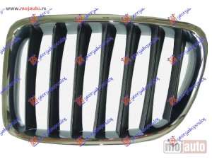 NOVI: delovi  PVC MASKA HROM/CRNA Levo Bmw x1 (e84) 09-13 -dostupno