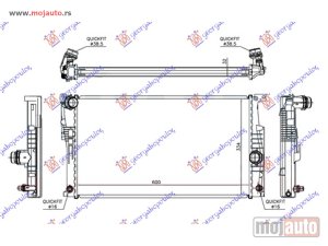 NOVI: delovi  HLADNJAK MOTORA 1.5/2.0-3.0 (118i/125i N20 135) BENZIN (AUTO) (600x334x32) Bmw series 1 (f21/20) 3/5d 11-15 -dostupno