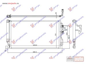 NOVI: delovi  HLADNJAK KLIME 3.0 (M135i) BENZIN (AUTO) (600x345x16) Bmw series 3 (f30/f31) sdn/s.w. 12-14 -dostupno