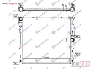 NOVI: delovi  HLADNJAK MOTORA 3.0 (28iX KIN N52B30) BENZIN (AUTO) (600x560x26) Bmw x3 (f25) 11-14 -dostupno