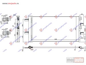 NOVI: delovi  HLADNJAK KLIME 1.5 (216/218i) BENZIN (648x348x12) Bmw series 2 (f44) gran coupe 19- -dostupno