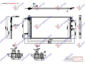 NOVI: delovi  HLADNJAK KLIME BENZIN - 1.5 (225xe) HIBRID (620X340X16) Bmw x1 (f48) 19-22 -nedostupno
