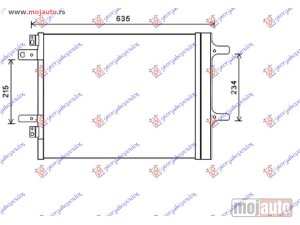 NOVI: delovi  HLADNJAK KLIME BENZIN/DIZEL (525x415x16) Citroen c4 picasso 14-17 -dostupno
