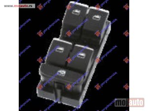 NOVI: delovi  PREKIDAC U PREDNJIM VRATIMA CRNI/HROM (4 TASTERA) (10PIN) Levo Audi a1 18- -dostupno