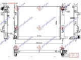 NOVI: delovi  HLADNJAK MOTORA BENZIN/DIZEL (+AC) (51x40.8x2.7) 12- Dacia sandero 12-16 -dostupno