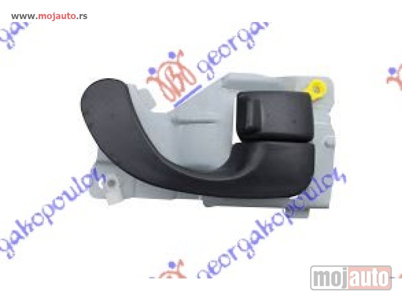 Glavna slika -  KVAKA PREDNJIH/ZADNJIH VRATA UNUTRASNJA CRNA Desno Mitsubishi lancer (ck1) 95-97 -dostupno - MojAuto