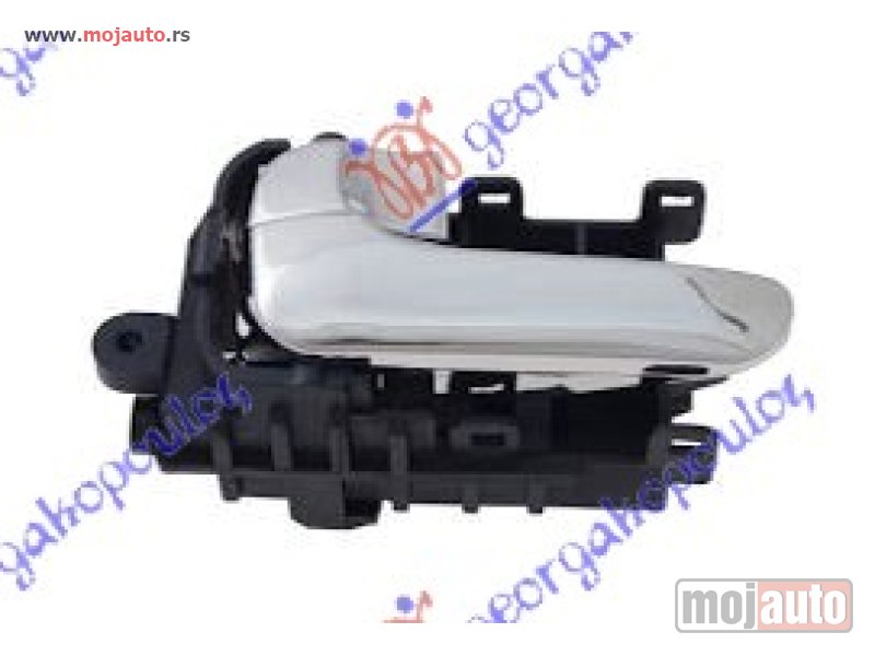Glavna slika -  KVAKA PREDNJIH/ZADNJIH VRATA UNUTRASNJA HROM Levo Nissan x-trail 01-14 -dostupno - MojAuto