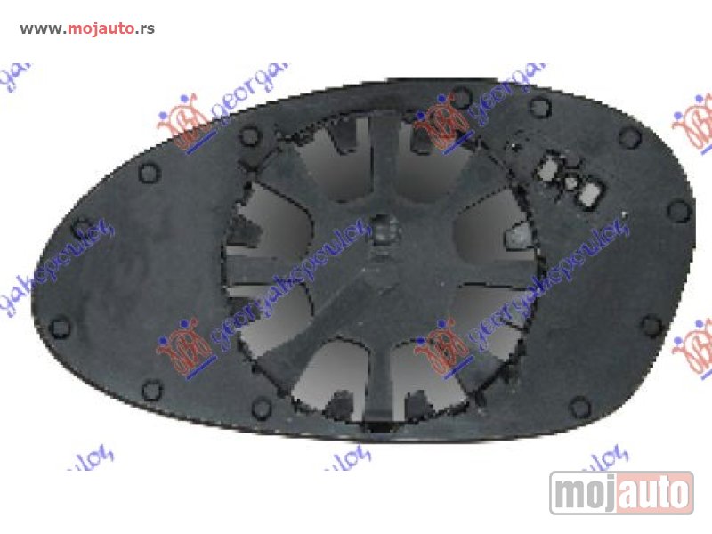 Glavna slika -  STAKLO RETROVIZORA SA GREJACEM (ASFERICNO) Desno Bmw series 1 (e82/88) coupe/cabrio 07-13 -dostupno - MojAuto