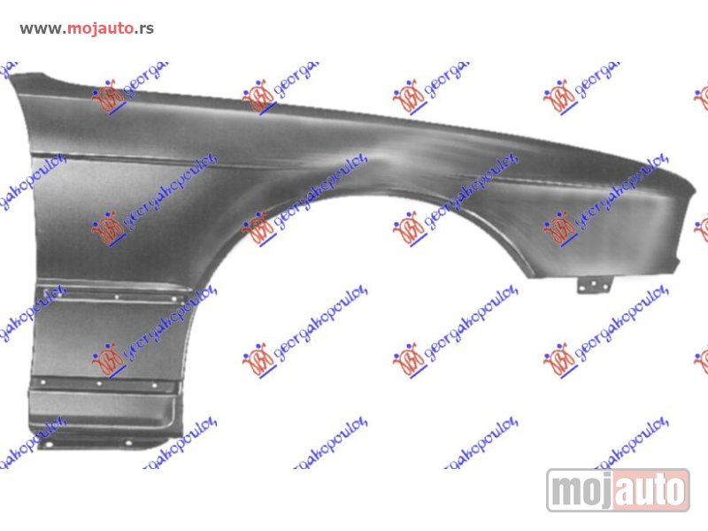 Glavna slika -  BLATOBRAN (BEZ OTVORA ZA MIGAVAC) Desno Bmw series 5 (e34) 88-95 -dostupno - MojAuto