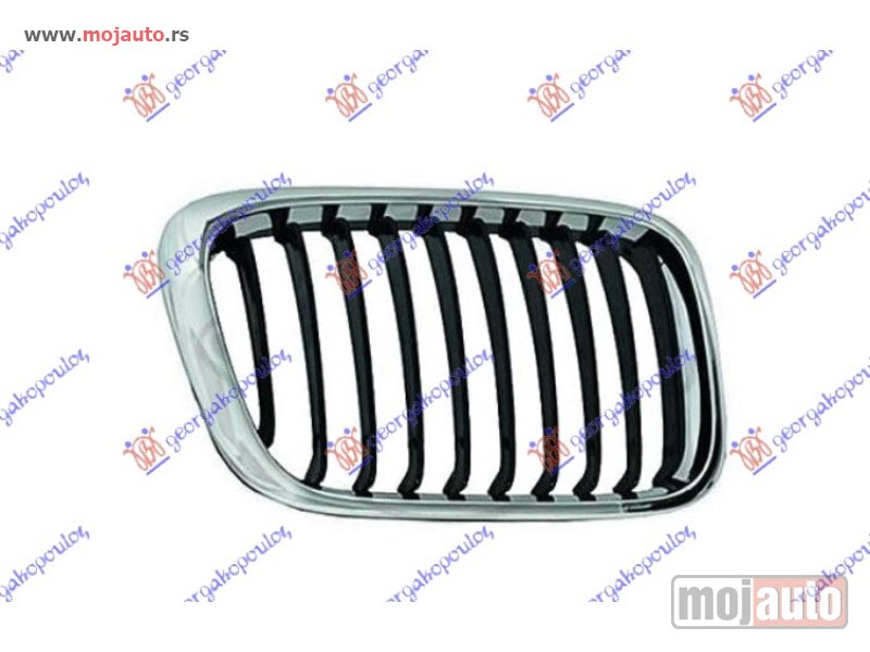 Glavna slika -  PVC MASKA HROM/CRNA Desno Bmw series 3 (e46) sdn 99-02 -dostupno - MojAuto