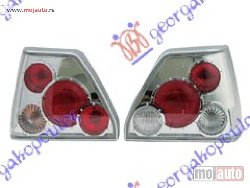Glavna slika -  STOP LAMPA TUNING HROM SET Vw golf ii 84-88 -dostupno - MojAuto