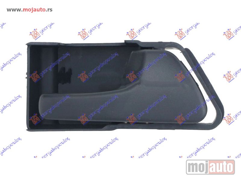 Glavna slika -  KVAKA PREDNJIH/ZADNJIH VRATA UNUTRASNJA CRNA Desno Vw golf iii 92-98 -dostupno - MojAuto