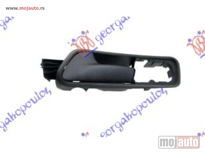 Glavna slika -  KVAKA PREDNJIH VRATA UNUTRASNJA CRNA Levo Vw caddy 04-10 -dostupno - MojAuto
