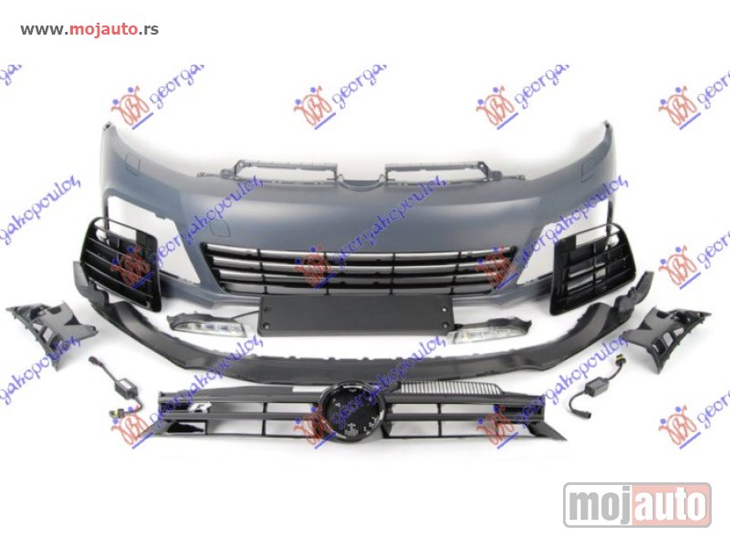 Glavna slika -  PREDNJI BRANIK (KOMPLET) (R) Vw golf vi 08-13 -dostupno - MojAuto