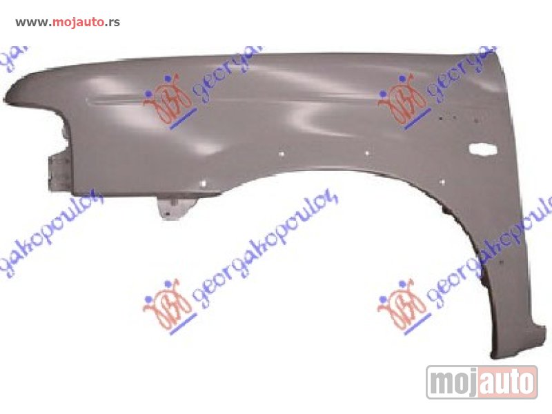 Glavna slika -  BLATOBRAN (SA OTVORIMA ZA RUB) 03- Levo Ford ranger 99-06 -dostupno - MojAuto