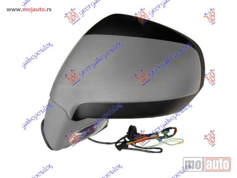 Glavna slika -  RETROVIZOR ELEKTRICNI SA GREJACEM (ELEKTRO-SKLOPIV) (MIGAVAC) (SVETLO) (KONVEKSNO STAKLO) Levo Citroen c4 picasso 07-14 -dostupno - MojAuto