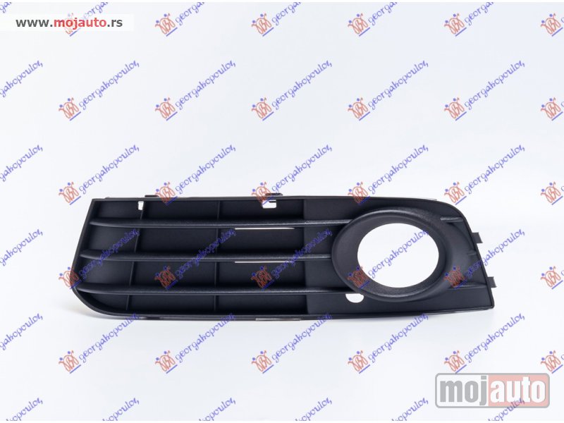 Glavna slika -  RESETKA PREDNJEG BRANIKA (SA MAGLENKOM) Levo Audi a4 07-11 -dostupno - MojAuto