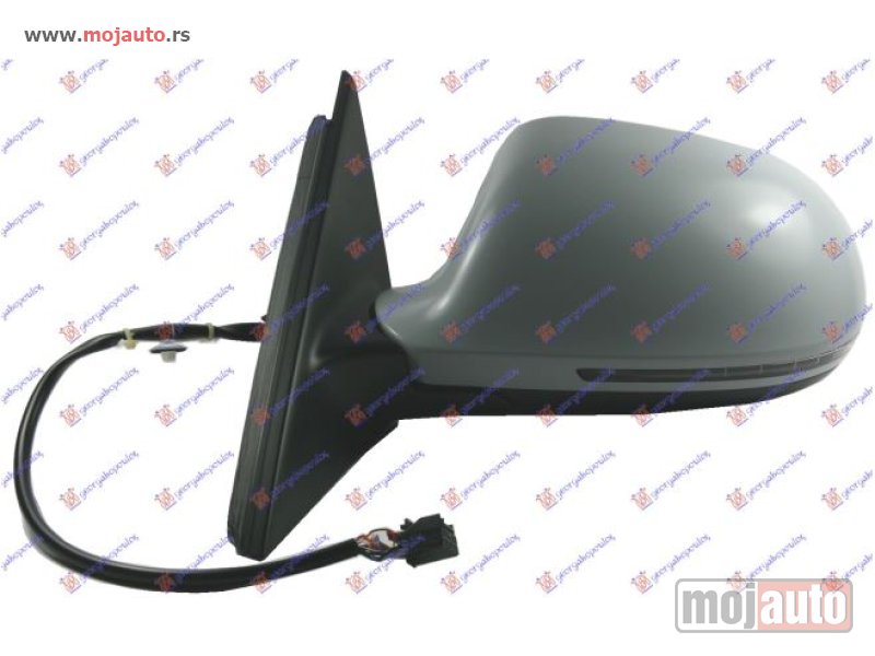 Glavna slika -  RETROVIZOR ELEKTRICNI SA GREJACEM PM (MIGAVAC) -10 (6 PIN) (ASFERICNO STAKLO) Levo Audi a4 07-11 -dostupno - MojAuto