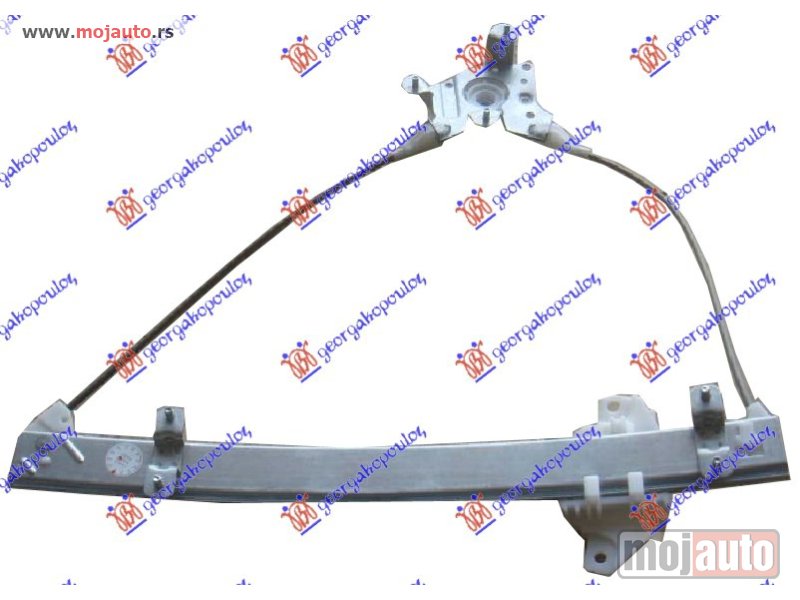 Glavna slika -  PODIZAC PREDNJEG PROZORA ELEKTRICNI (BEZ MOTORA) Levo Hyundai accent h/b 97-99 -dostupno - MojAuto