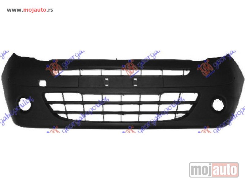 Glavna slika -  PREDNJI BRANIK MAT-CRNI (SA MAGLENKAMA) Renault kangoo 08-13 -dostupno - MojAuto