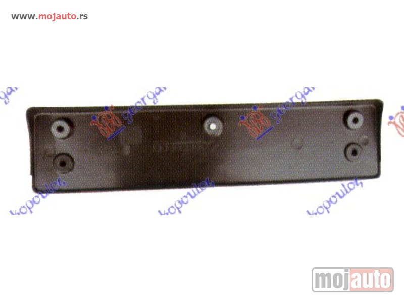 Glavna slika -  DRZAC PREDNJE TABLICE PLASTICNI 2007- Vw touareg 03-10 -dostupno - MojAuto