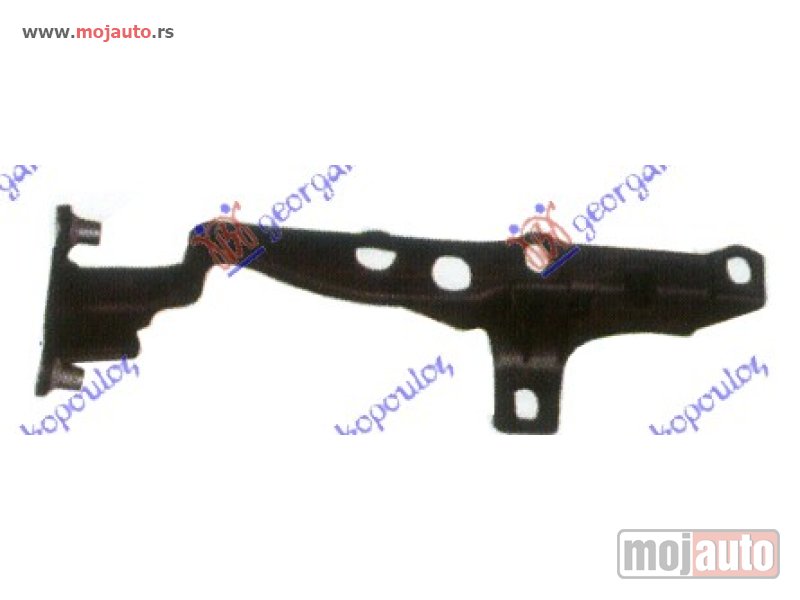 Glavna slika -  NOSAC FARA SPOLJASNJI DONJI PLASTICNI -2007 Levo Vw touareg 03-10 -dostupno - MojAuto