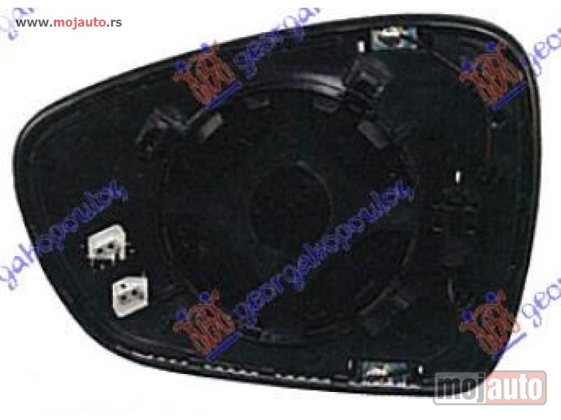 Glavna slika -  STAKLO RETROVIZORA SA GREJACEM (KONVEKSNO) Desno Citroen c5 08-16 -dostupno - MojAuto