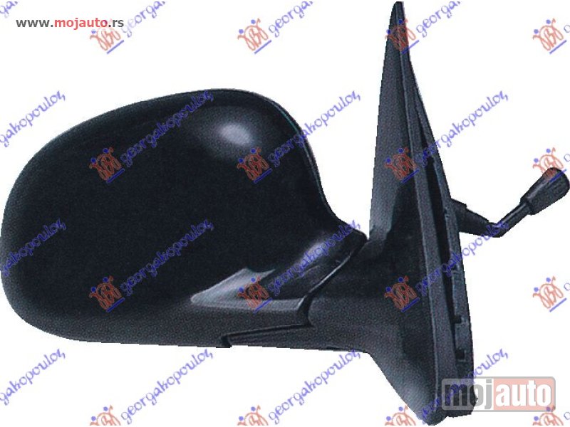 Glavna slika -  RETROVIZOR MEHANICKI SA RUCICOM (A KVALITET) (KONVEKSNO STAKLO) Desno Honda civic sedan 92-96 -nedostupno - MojAuto