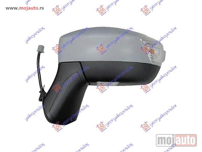 Glavna slika -  RETROVIZOR ELEKTRICNI SA GREJACEM PM (ELEKTRO-SKLOPIV) (MIGAVAC) (SVETLO) (ASFERICNO STAKLO) Levo Ford kuga 08-13 -dostupno - MojAuto