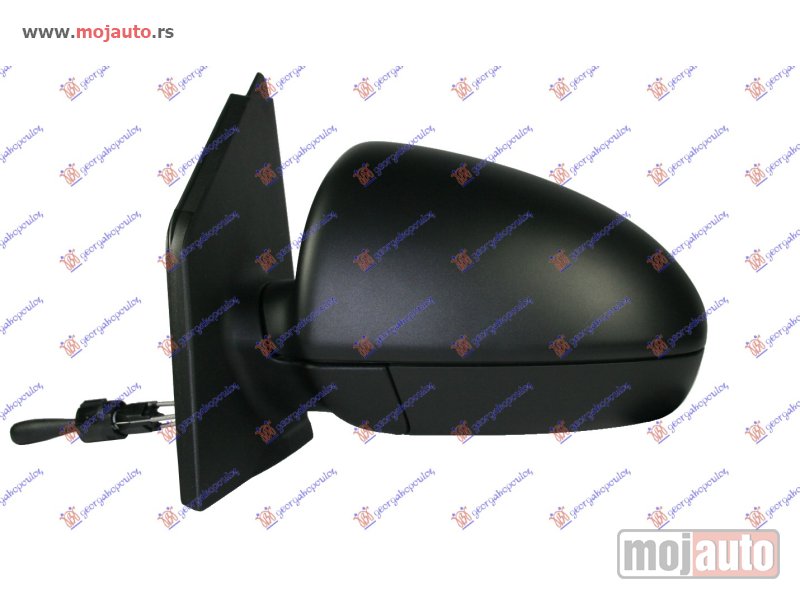 Glavna slika -  RETROVIZOR MEHANICKI SA RUCICOM (KONVEKSNO STAKLO) Levo Smart fortwo 07-12 -dostupno - MojAuto