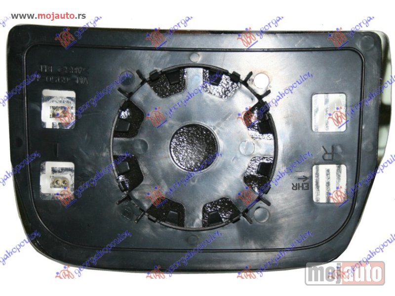 Glavna slika -  STAKLO RETROVIZORA SA GREJACEM (DONJI DEO) (KONVEKSNO) Desno Iveco daily 07-11 -dostupno - MojAuto