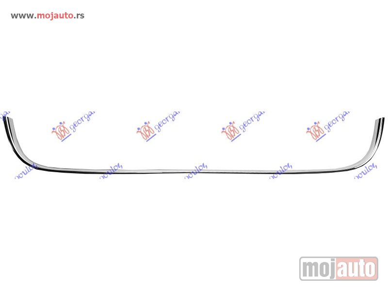 Glavna slika -  OKVIR RESETKE PREDNJEG BRANIKA DONJI HROM 12- Peugeot partner 08-15 -dostupno - MojAuto