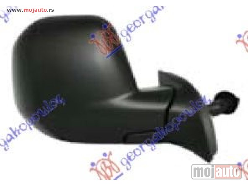 Glavna slika -  RETROVIZOR MEHANICKI SA SAJLOM -12 (KONVEKSNO STAKLO) Desno Peugeot partner 08-15 -dostupno - MojAuto