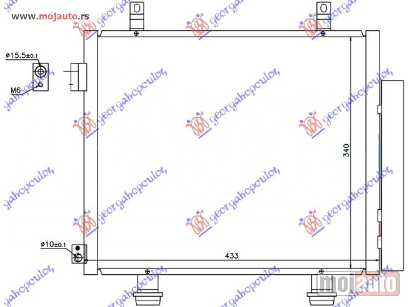 Glavna slika -  HLADNJAK KLIME Suzuki alto 08-14 -dostupno - MojAuto